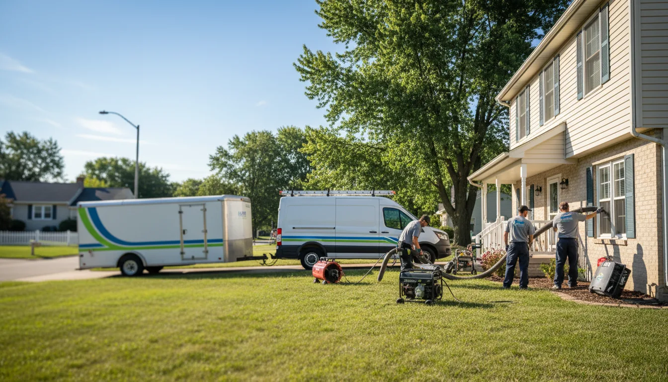 Flooded Basement Restoration And Cleanup With Repair in Earlville, IL near me